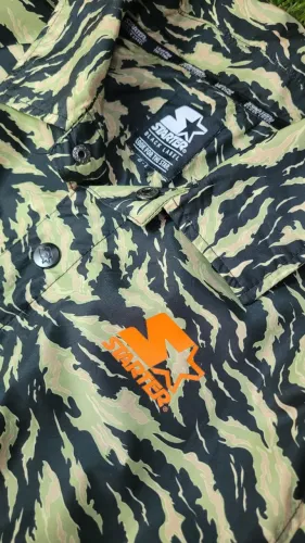 Jaqueta Corta Vento Starter Tam G Camuflado Usado Original
