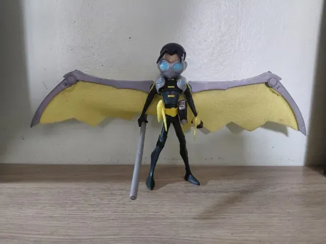 Robin Shadow Tek Ultra Flight Strike Batman Action Figure Boneco 16 cm DC comics