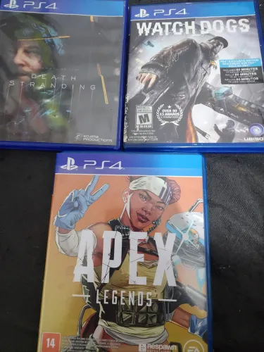3 jogos de ps4 por 90 reais