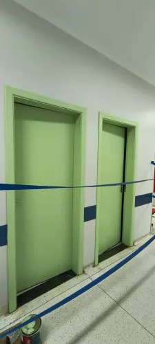 Pintura de porta, portões, grades e janelas