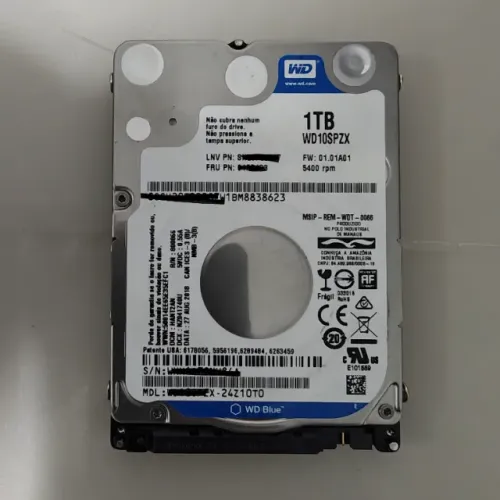 HD Notebook Western Digital Blue WD10SPZX 1 TB 2,5" SATA III (6 Gb/s) 5400 RPM 