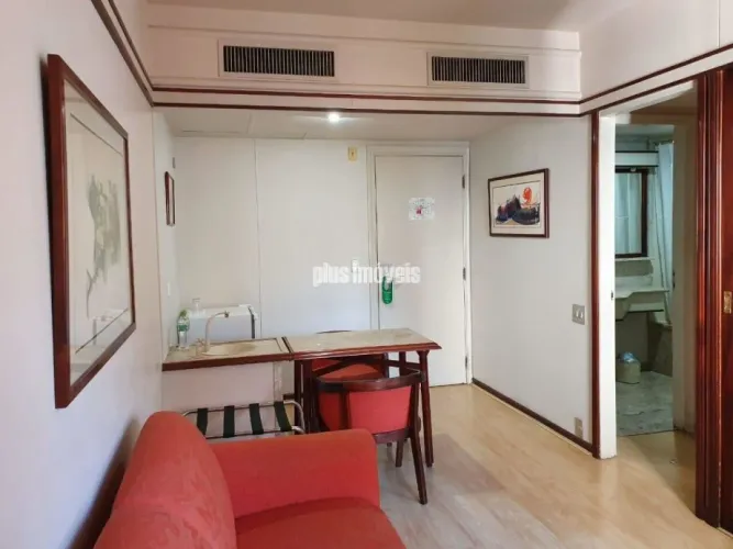 FLAT NOS JARDINS- MOBILIADO 32m² - 1 VAGA