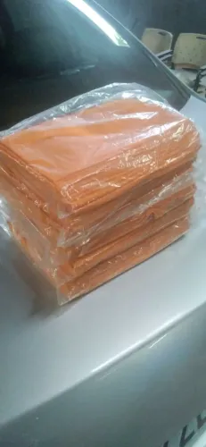 Flanela laranja   28x48cm - 60 unidades 