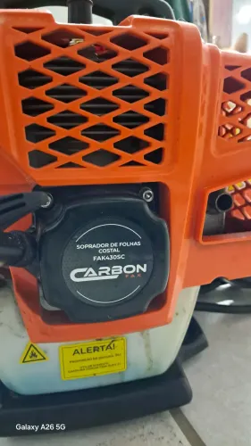 Soprador de folhas costal a gasolina 2hp Carbon Fak
