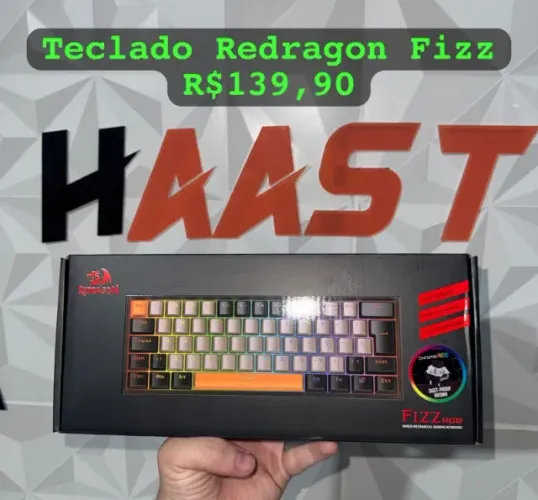 Teclado Redragon Fizz RGB [Novo]