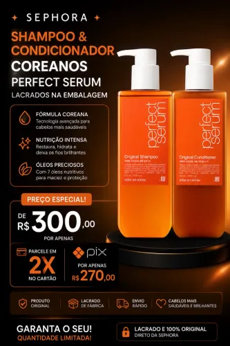Kit coreano Perfect serum lacrado na embalagem Sephora