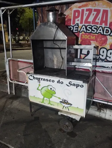 Carrinho barraca de churrasco