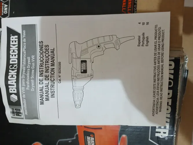 Parafusadeira drywall Black e Decker 520w/127v