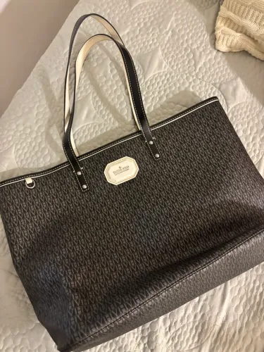 Bolsa Victor Hugo cinza modelo shopping Original
