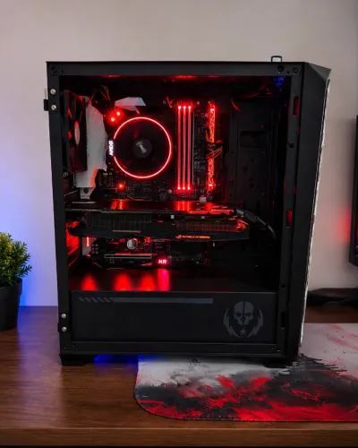 PC Gamer Ryzen 7 1700 + RX580 8GB | SSD NVMe | Roda GTA V, Spider-Man, Hogwarts Legacy