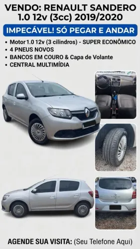 Renault Sandero Expression Flex 1.0 12V 5P 2020