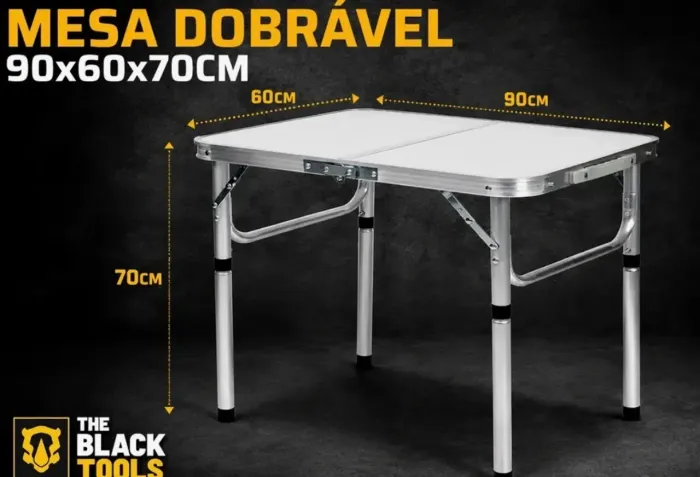 Mesa dobrável portátil