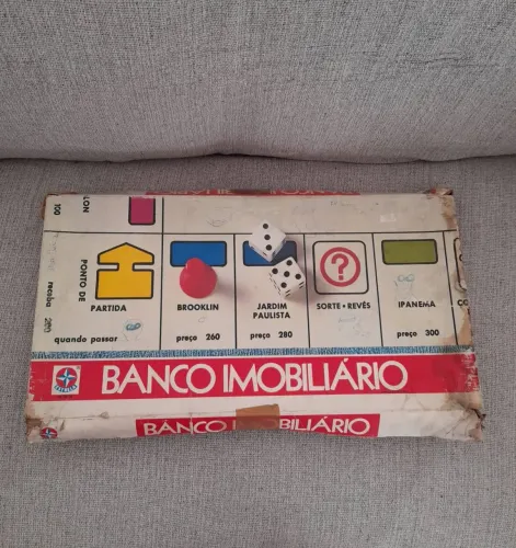 Jogo Banco Imobiliário Estrela anos 80