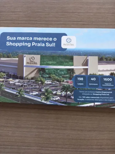 Salas comerciais disponíveis no Shopping Praia Sul