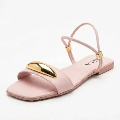 Rasteira Kela Prime Blush Gold