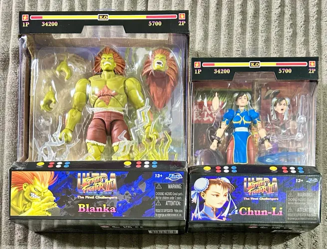 Street Fighter Jada Toys Blanka + Chun-Li