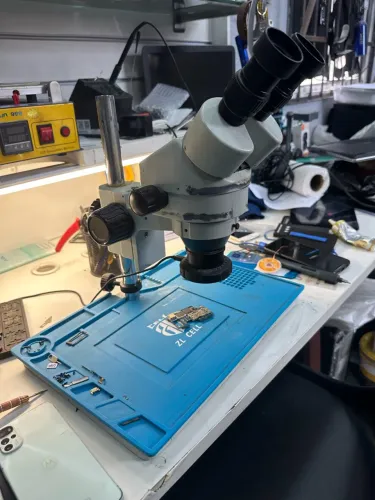 Microscópio binocular 