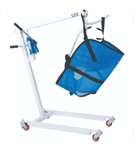Guincho para transportar idoso da cama para cadeira.
