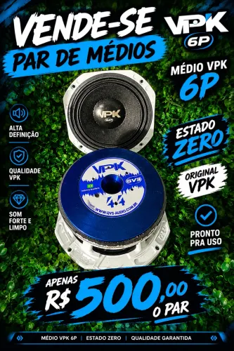 Vende-se médio de 6p zero