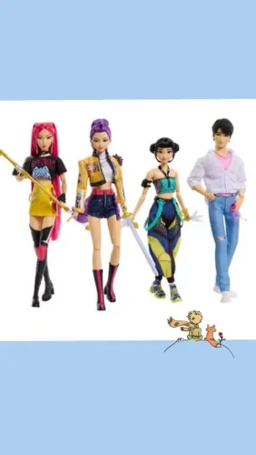 Encomenda bonecas das guerreiras do Kpop Kpop demon hunters Rumi Jinu Mira Zoey