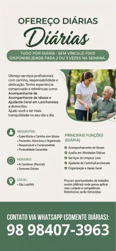 A procura de diarias