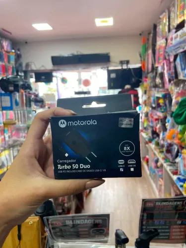 CARREGADOR TIPO C MOTOROLA ORIGINAL