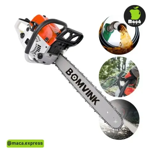 Motosserra Gasolina Bomvink 52cc Espada 20" Modelo BOM-9204 Profissional