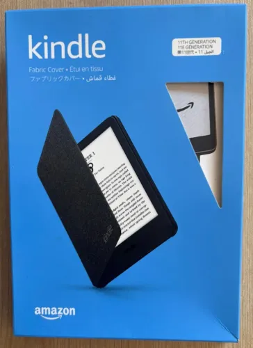 Capa de tecido para Kindle 11ª Geração (2022 e 2024) - Cor Azul
