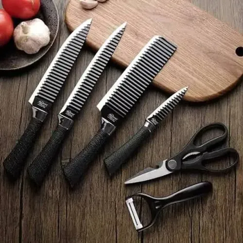 Jogo de facas profissional conjunto de 8 peças pague só na entrega