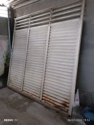Portão de garagem galvanizado 2.5x 2.5