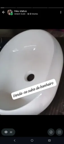 Cuba de banheiro