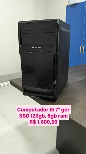 Computador I5 7° ger SSD 120gb 8gb ram