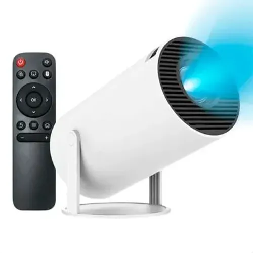 Mini Projetor Full Cam HY300 HD 3600lm LED Bluetooth Android 11 Wifi