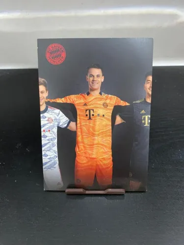Card Cartão Jogador Manuel Neuer Bayern de Munique Alemanha Futebol Autografado