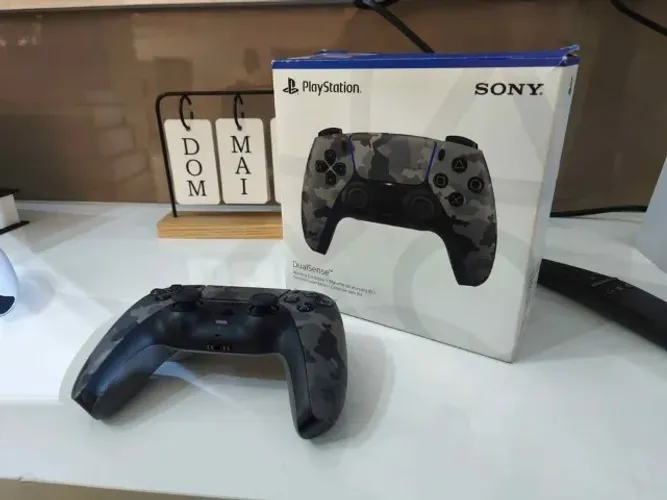 Dualsense, Controle de PS5, camuflado, Estado de novo.
