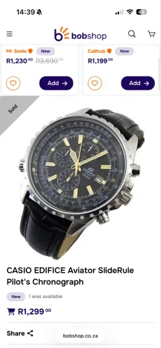 Casio Edifice EF-527L-1AVEF