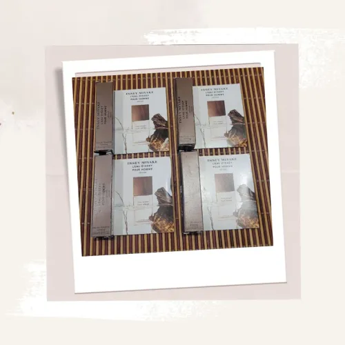 Kit com quatro mini perfumes Issey Miyake