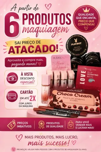 atacado maquiagem