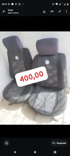 Vendo duas cadeiras de carro