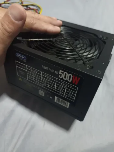 Fonte Gamer Real, 500 watts, Knup