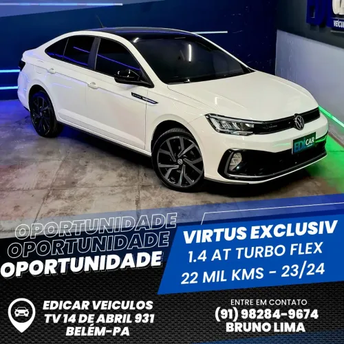 Volkswagen Virtus Exclusive 250tsi 1.4 Flex 16V AUT 2024