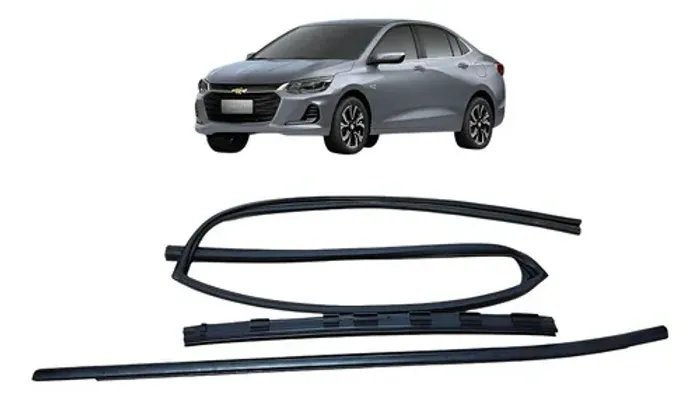 Kit Pestana Traseira Le Onix Plus Lt Automático 2024 Preto