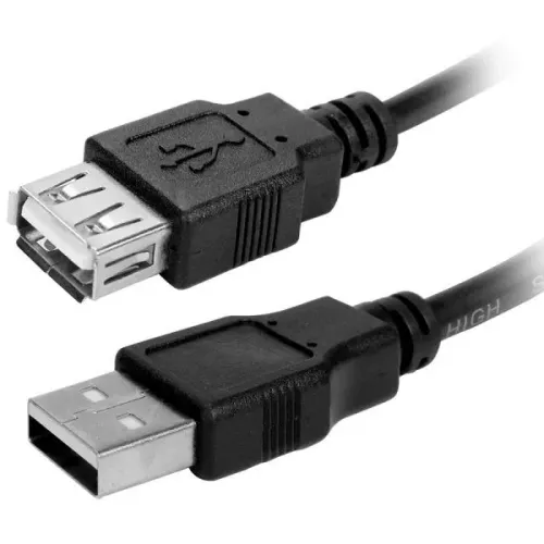 Cabo extensor usb 2.0<br>Modelo: Macho e Fêmea<br> 1.5 metros: 17 Reais <br> 1.8 metros: 20 Reais