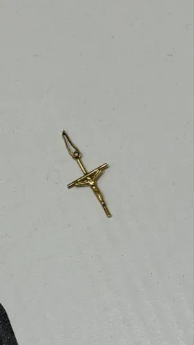Pingente de ouro cruz 