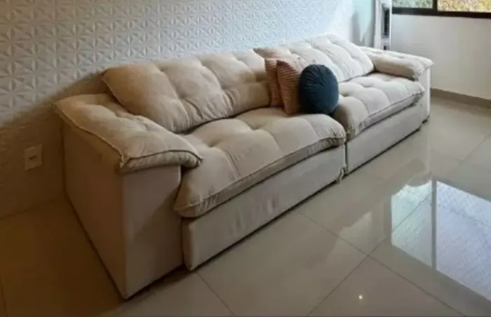 Sofá 4 lugares retrátil