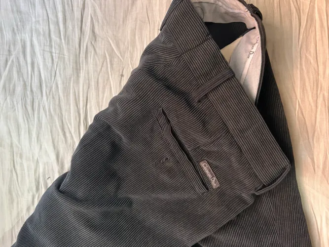 Calça social Christian Dior vintage, modelo clássico de alfaiataria