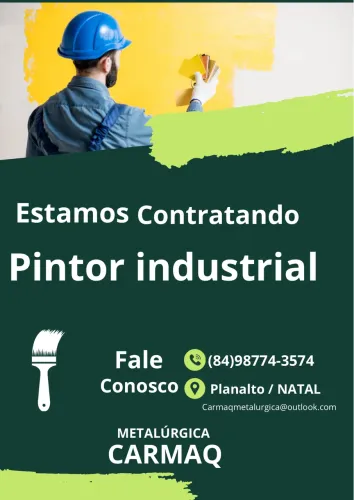 Contratando pintor industrial 