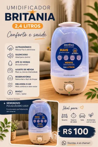 Umidificador de ar Britania