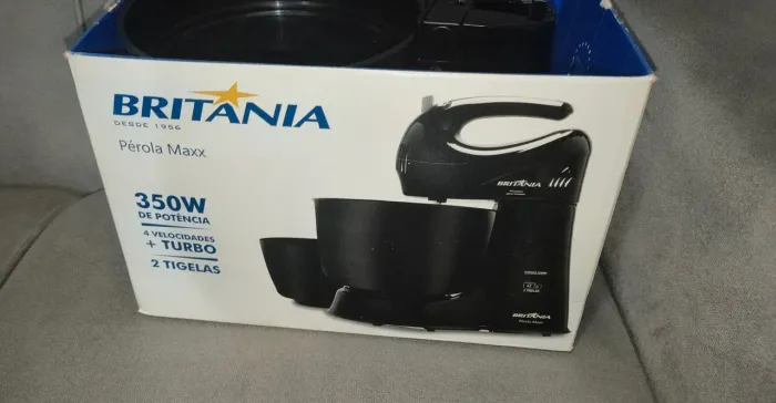 Batedeira Britânia Pérola Maxx 350W (Com Defeito / Para Conserto ou Peças)