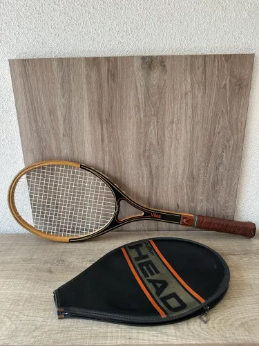 Raquete Tênis Vintage Head Guillermo Vilas Made in Austria Relíquia Anos 70 Raridade